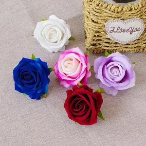 JAD Künstliche Blumen Rose Dekoration Braut Kopfschmuck Blume Mini Seide Künstliche Rose