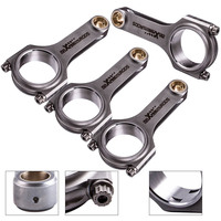 MaXpeedingrods 6 pièces H-beam Racing Bielles pour Audi VW Golf R32 A3 3.2L VR6 24v alésage 84mm avec boulons ARP 2000