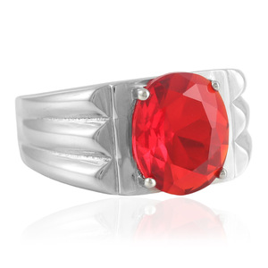 European American Style <b>Titanium</b> Steel <b>Ring</b> Green Gemstone Prong Setting Women's Fashion Jewelry 210174 - Product Image 5