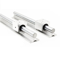 Rail de guidage linéaire cylindrique, 1 pièce avec curseur, SBR16 SBR12 SBR20 SBR40