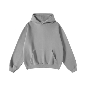 Sudadera con Capucha Oversize para Hombre, de Verano, con Bolsillo Canguro Forrado, Puños Acanalados, Secado Rápido, Transpirable, Ecológica, con Banda Personalizada - Product Image 1