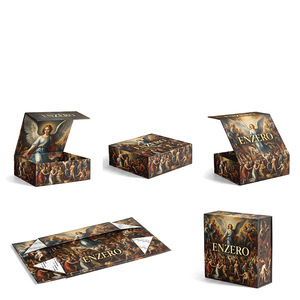Cajas de regalo plegables personalizadas 8090, embalaje de una pieza para ropa y ropa interior, caja de regalo. - Product Image 2