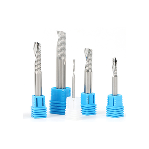 DLC واحدة الناي لولبية قاطعة الطاحونة التنغستن كربيد PCD راوتر بت الحفر أداة القطع آلة الألومنيوم النحاس الغيار جزء - Product Image 4