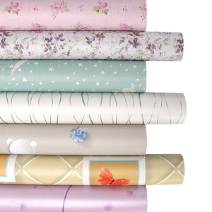 PVC tường Giấy hiện đại Nhà tường Giấy hoa mẫu cho cửa hàng quần áo trang trí nội thất tự dính tường giấy cuộn - Product Image 2