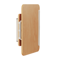 Table d'étude pour enfants en bois massif YD20 Pro avec logo personnalisé, support de lecture double couche et inclinaison d'écriture pour fournitures scolaires et vlog vidéo