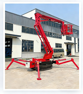 במת הרמה חשמלית חדשה מסוג עכביש 8-24 מטר, פלטפורמה זחלית קומפקטית לעבודות בנייה וטיפול בעצים - Product Image 3