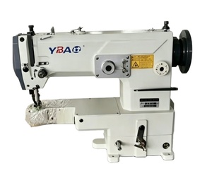 YBAO Single Needle Flat-Bed Triple Feed Heavy Duty High Post Industrial Lock Stitch <b>Sewing</b> <b>Machine</b> with Motor (Model 8B) New - Product Image 6