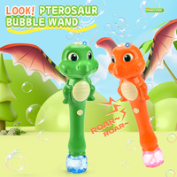 Machine à bulles d'extérieur électrique en forme de dinosaure avec lumière et son pour enfants