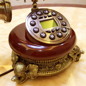 Câble fixe antique européen salon téléphone sans fil carte sim ligne fixe - Product Image 4