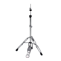 Nouvelle taille Chrome Metal 19/22/25mm Hi-hat Cymbale Stand Avec Pédale pour Ensembles de Batterie