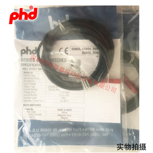 Sensor de Proximidad Inductivo PhD 55804-1-02, Efecto Hall Cuadrado de 6 mm, Cable de 2 Metros, EE. UU. Original - Product Image 2