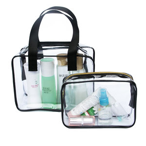 Fabricant de sacs à main personnalisés en PVC, sacs cosmétiques en gros pour femmes, sacs de plage transparents en PVC holographique imperméables avec fermeture éclair - Product Image 2