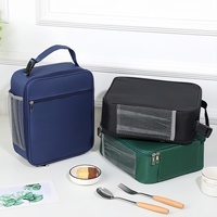 Sac à lunch isotherme personnalisé avec logo, étanche, double fermeture éclair, boîte à lunch thermique réutilisable pour hommes, femmes, bureau, travail, gym, camping, voyage