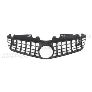 Parrilla Delantera Decorativa Estilo GT para Mercedes Benz Clase SL R230 2010-2012, Rejilla de Parachoques, Accesorios Exteriores - Product Image 6