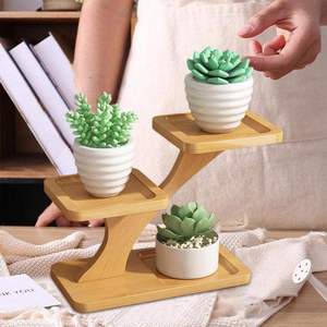 Support à plantes à plusieurs niveaux, 3 niveaux, pots à succulentes, présentoir pour plantes, étagère pour plantes en pot, balcon, décoration intérieure et extérieure - Product Image 5
