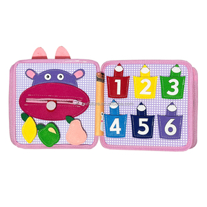 Jouets de voyage pour tout-petits <span class=keywords><strong>livre</strong></span> d'activités silencieux éducatif avec <span class=keywords><strong>livre</strong></span> occupé de lapin de compétences de vie pour les tout-petits - Product Image 4