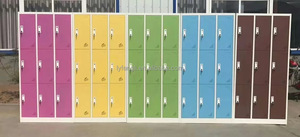 Giá Rẻ 9 Cửa Tủ Ngăn Màu Sắc Khác Nhau Thép Lưu Trữ Tủ Kim Loại Tủ Quần Áo Tủ Cho Hội Thảo Nhân Viên Phòng Tập Thể Dục Locker - Product Image 6