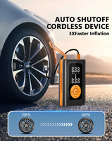 Mini Pompe à Air Multifonction pour Voiture, Gonfleur de Pneus sans Fil Portable Numérique 150psi, Pompe de Gonflage Électrique 4000mAh pour Pneus de Voiture