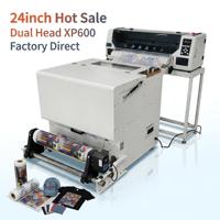 Harga Pabrik Printer DTF A1 24 Inch dengan Penggoyang Bubuk Sistem Pencetakan Lengkap XP600 I1600 I3200 untuk Pakaian Kustom