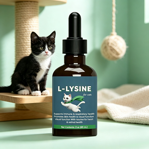Private Label Hochwirksame Lysin-Tropfen gegen Wiederkehrende Katzenherpes-Infektionen - Product Image 1