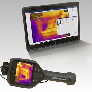 Cámara Térmica FLIR E86 464x348 IR, Sensibilidad de 30mK, Rango de Alta Temperatura de 1500°C, Lente Intercambiable, Pantalla de 640x480 para Uso Industrial - Product Image 4