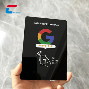 NFC 13 56MHz Affichage personnalisable sans contact avec <span class=keywords><strong>code</strong></span> QR pour Google Review Étanche avec PVC - Product Image 5