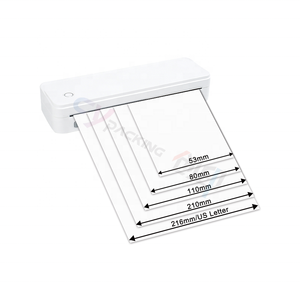 Newyes Phomemo PeriPage A40 termal A4 yazıcı için katlanmış kağıt rulo hızlı kuru termal A4 baskı kağıdı - Product Image 6