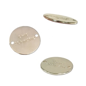 Etiquetas de <span class=keywords><strong>Metal</strong></span> personalizadas para ropa, accesorios de ropa, logotipos, placa de etiquetas para ropa de baño - Product Image 5