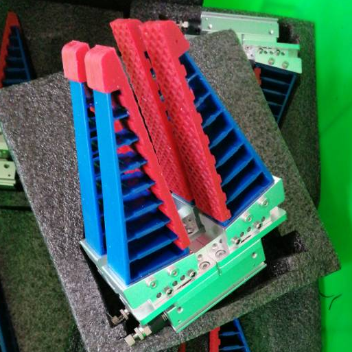 Two 4 6 2 Finger Robot Gripper For Small Parts Flexible Adaptive 66 To 100mm Length 12 To 64mm Stroke