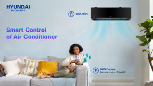 Aire Acondicionado HYUNDAI Nuevo Inteligente con WiFi R410A de 7000 <span class=keywords><strong>Btu</strong></span>, Frecuencia Fija, Montaje en Pared, Clase de Eficiencia Energética, Calefacción y Refrigeración - Product Image 3