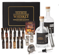Kit de barman pour la mixologie, ensemble de shakers à cocktails en acier inoxydable avec une capacité de 750 ml et 550 ml, respectueux de l'environnement
