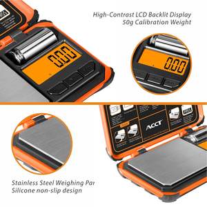मिनी डिजिटल डिस्प्ले किचन फूड स्केल 500 जी/1000 जी 0.01 जी बजट के अनुकूल गहने स्केल 1 किलो अधिकतम बैटरी सोना - Product Image 5