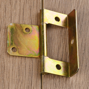 Charnière en fer de style chinois 55x25mm, finition bronze antique, charnière de meuble à montage en surface, placage antirouille, type H standard - Product Image 4
