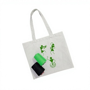 Sac de courses en coton très populaire, 14x14 pouces, en tissu écologique, fourre-tout pour marché, épicerie, magasins de détail et événements - Product Image 1