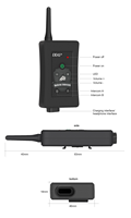 Casque d'intercom pour arbitres de football EJEAS FBIM pour 4 arbitres