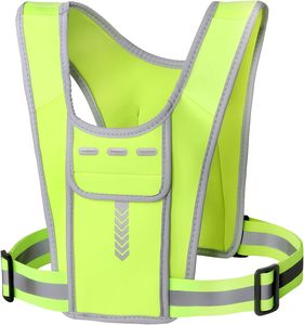 Gilet <span class=keywords><strong>de</strong></span> sécurité respirant à haute visibilité en maille avec bandes réfléchissantes et plusieurs poches pour le travail - Product Image 1