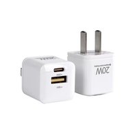RTS PD QC Adaptateur secteur CE FCC ROHS Certification US EU Plug 20W PD chargeur rapide pour iphone