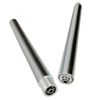 Personnalisation professionnelle, différents types de rouleaux de convoyeur 32, 38, 50, nouveaux rouleaux non motorisés en acier inoxydable 304 avec roulement à billes