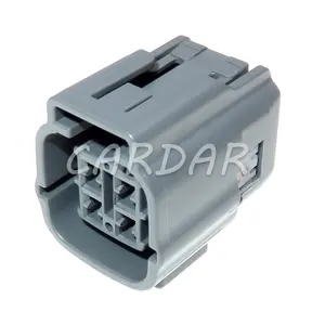 Conector automático 6189-0643 para carro, conjunto de 4 pinos, 2.2 série, soquete elétrico à prova d'água com terminal e vedação de borracha