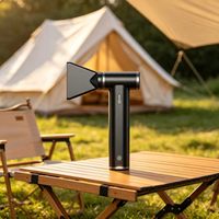 Ventilateur à turbine à jet mini haute vitesse sans balais 130 000 tr/min, souffleur de poussière portatif compact, ventilateur de camping extérieur, allume-feu pour barbecue