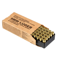 Boîte d'emballage personnalisée pour cartouches de 9 mm avec plateau en plastique, boîte à munitions vide en carton ondulé, fabricant, vente en gros