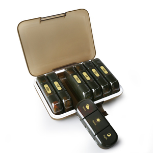 28 compartments waterproof automatic dispense extra pill organizer small weekly pill organizer 7 day pill storage case