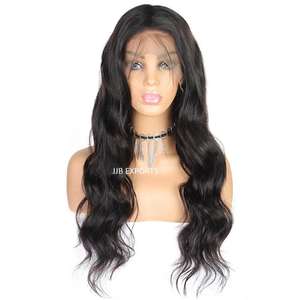 Pelucas completas de encaje, pelo humano indio Virgen sin procesar, 100% brasileño alineado con cutícula, venta al por mayor - Product Image 2