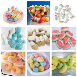 Venta directa de fábrica a granel liofilizado Rainbow Gummy Candy Fruity Sweets Glucosa Confitería - Product Image 6