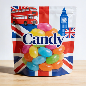 Bolsa con cierre <span class=keywords><strong>de</strong></span> cremallera duradera y resellable, a prueba <span class=keywords><strong>de</strong></span> olores, con acabado mate y logotipo, transparente, para chicle, anacardos, leche, alimentos para mascotas - Product Image 2