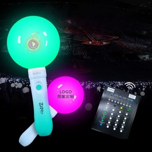 Bastón Luminoso Redondo de K-Pop para Animar Conciertos, Bastón de Luz LED con Control Remoto DMX para Decoración de Eventos y Fiestas - Product Image 2