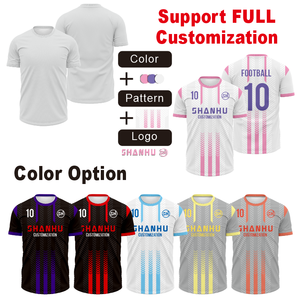 מדי כדורגל לנשים, חולצת כדורגל מבד פוליאסטר נושם, חולצת ספורט לנשים, חולצות כדורגל - Product Image 5