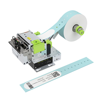 Impresora Térmica Integrada Cashino KP-212B de 58 mm, Impresora de Recibos para Kiosco con Conexión RS232 y USB, para Impresión de Etiquetas Médicas y Pulseras