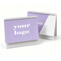Calendrier de bureau design moderne, vente en gros, calendrier mural publicitaire personnalisé