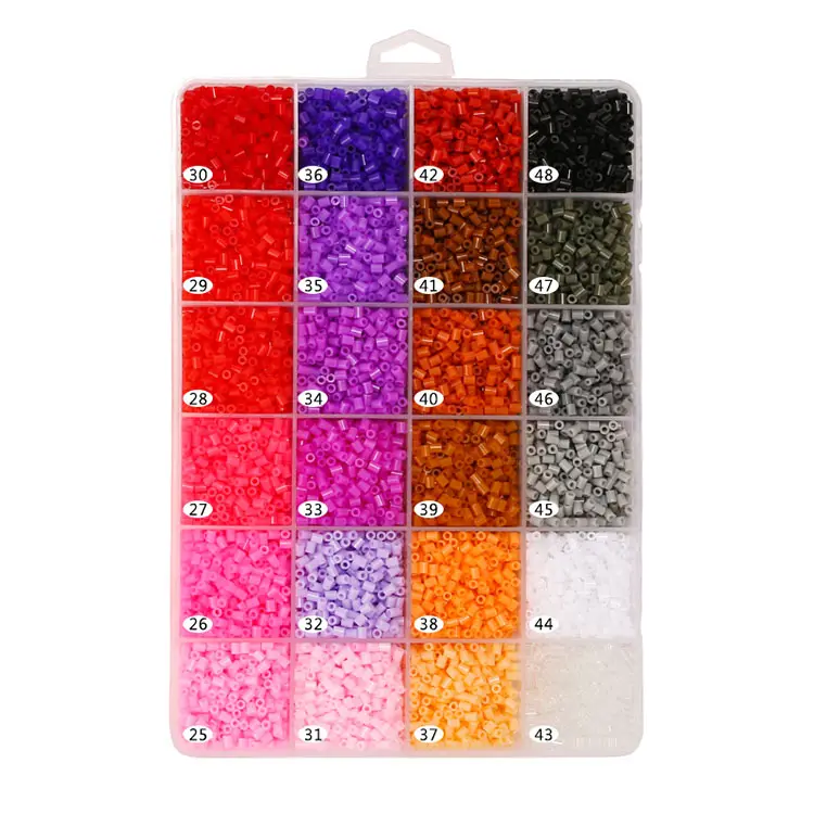 Großhandel Diy Weihnachts spielzeug Eisen perlen 2,6mm Mini Hama Perlen für Kinder